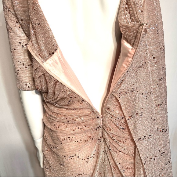 Talbot Runhof
One-Shoulder Sequin Voile Gown - Picture 11 of 16